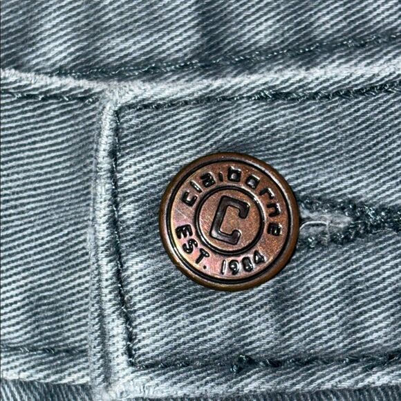 Claiborne Women's Straight Leg Jeans in Teal - Picture 5 of 13